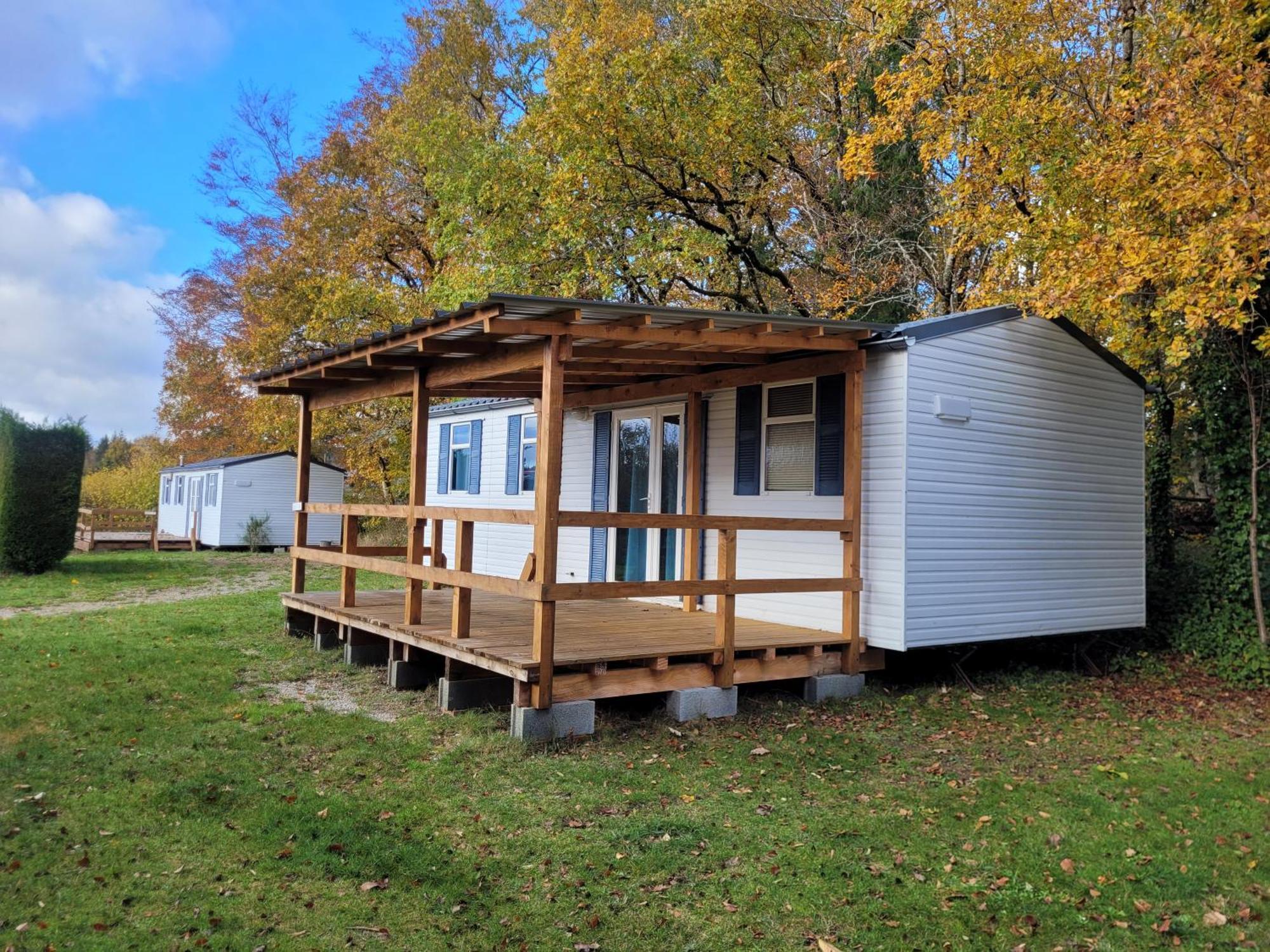 Stacaravan 6 Persoons - Camping Le Soustran Neuvic  ภายนอก รูปภาพ